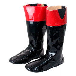 Botas para jockey de charol