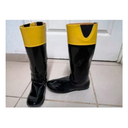 Botas para jockey de charol