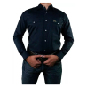 Camisa vaquera icy denver hombre negra