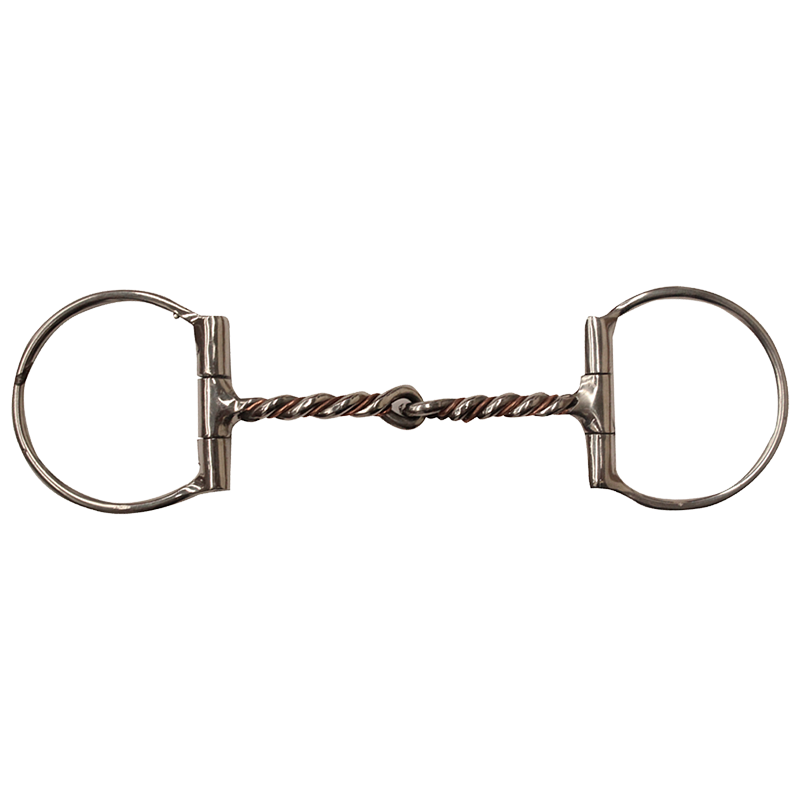 Freno snaffle trenzado para caballo