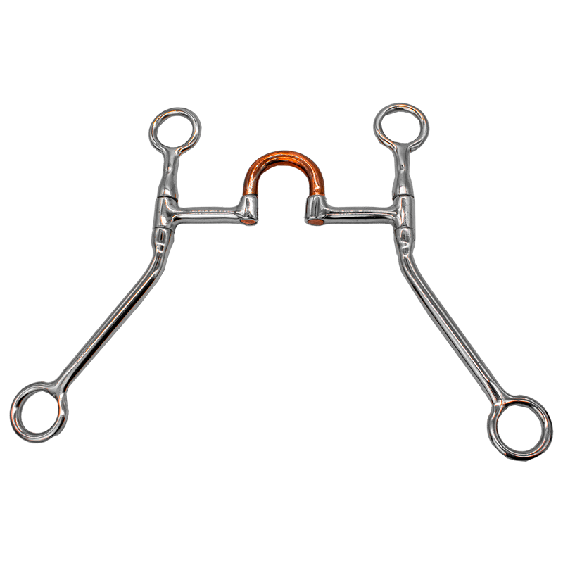 Freno deportivo con cobre para caballo