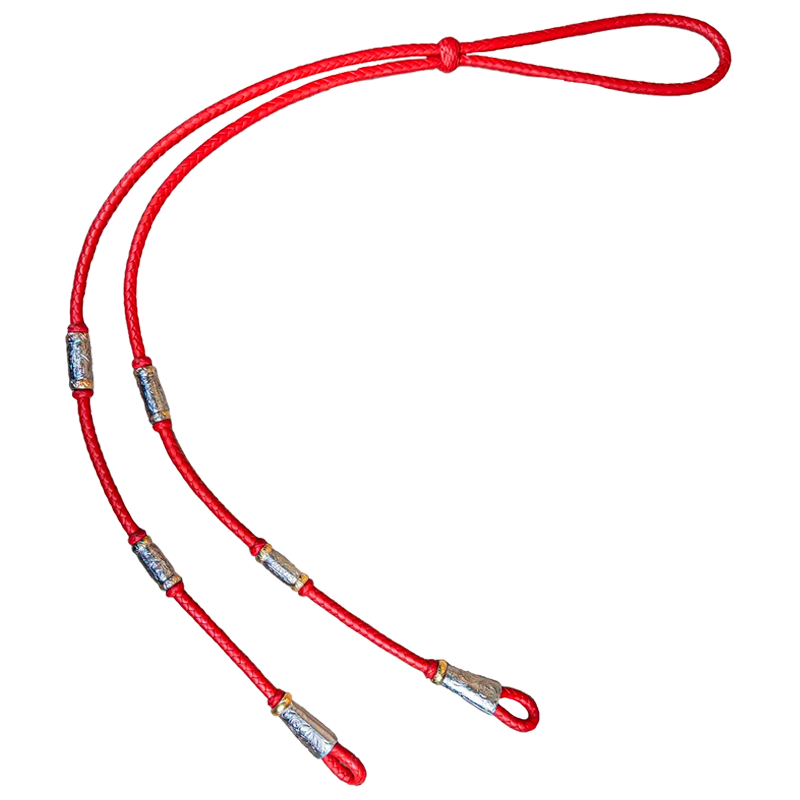 Rienda de piel con ferrul para caballo