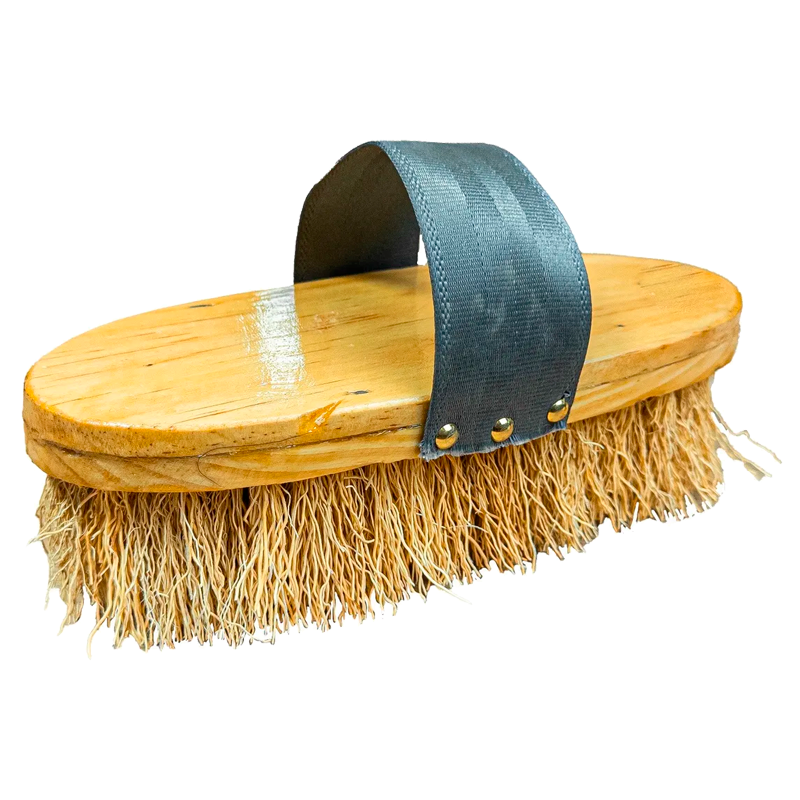 Cepillo Raiz Natural para Caballo