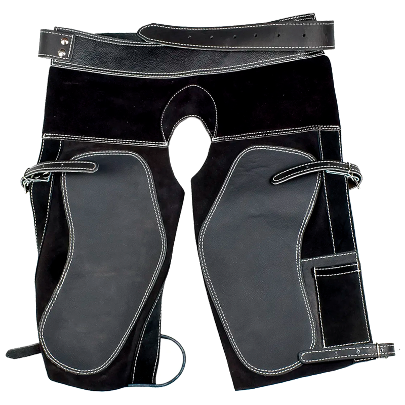 Mandil de carnaza con vaqueta para herrar