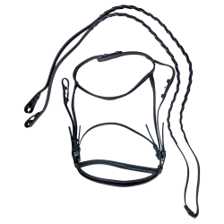 Albardón ingles de piel con equipo completo