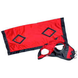 Juego de mantilla y máscara...