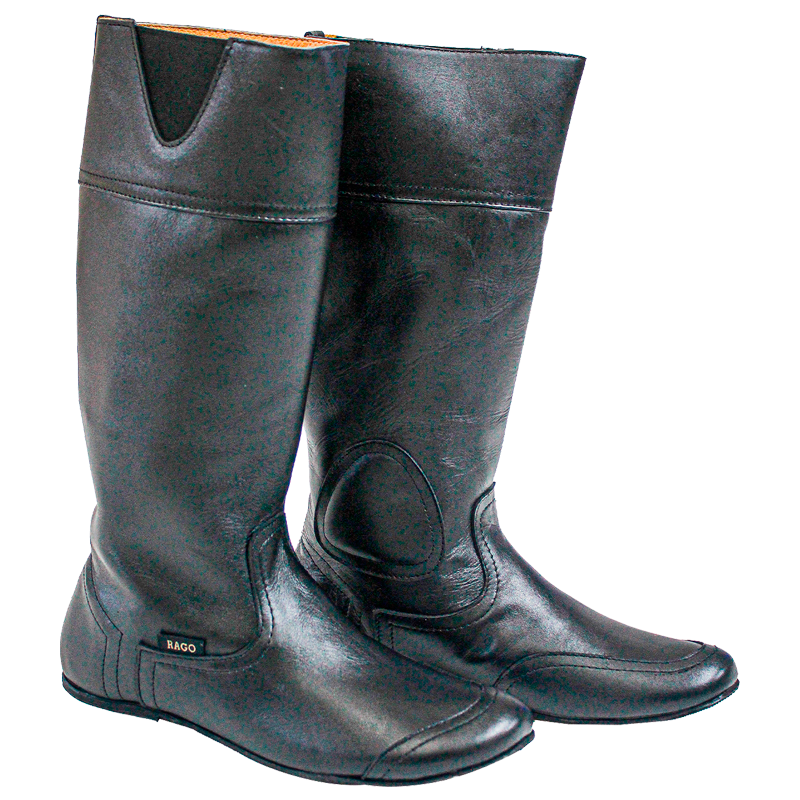 Botas para jockey de piel