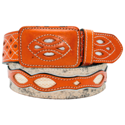 Cinturón para jinete con pelo