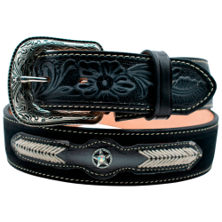 Cinturón para jinete nobuck...