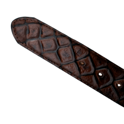 Cinturón para jinete imitación exótico pescado