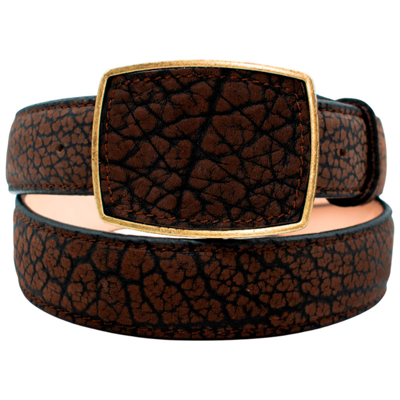 Cinturón para jinete cuello de toro con hebilla