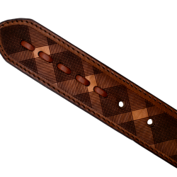 Cinturón para jinete corcega miel con una costura