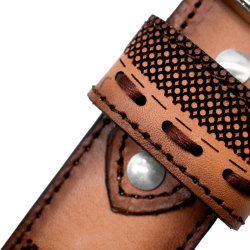 Cinturón corcega tejido