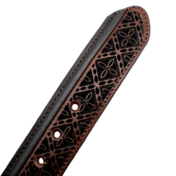 Cinturón corcega con flores