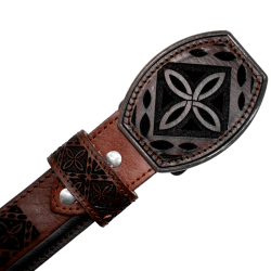 Cinturón para jinete corcega con flores