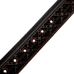 Cinturón para jinete corcega con flores