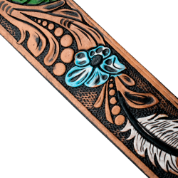 Cinturón para dama decorado color  40 mm