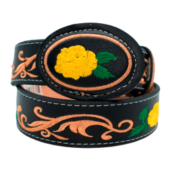 Cinturón de niña bordado de...