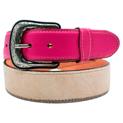 Cinturón para jinete con pelo