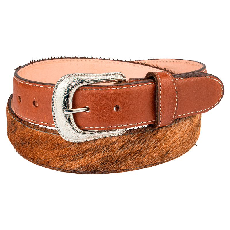 Cinturón para jinete con pelo