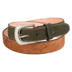 Cinturón para jinete con pelo