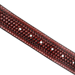 Cinturón para jinete cincelado concho mustango