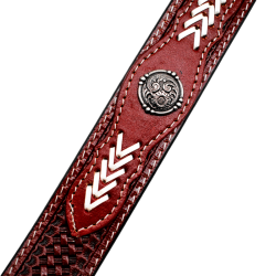 Cinturón para jinete cincelado concho mustango