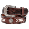 Cinturón para jinete cincelado concho mustango