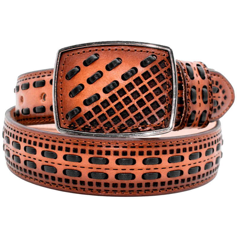 Cinturón para jinete corcega dos costuras