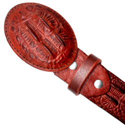 Cinturón para Jinete Grabado Exótico