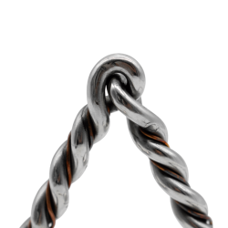 Freno snaffle trenzado para caballo con filete de acero inoxidable y diseño resistente