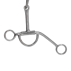 Freno articulado deportivo quebrado para caballo