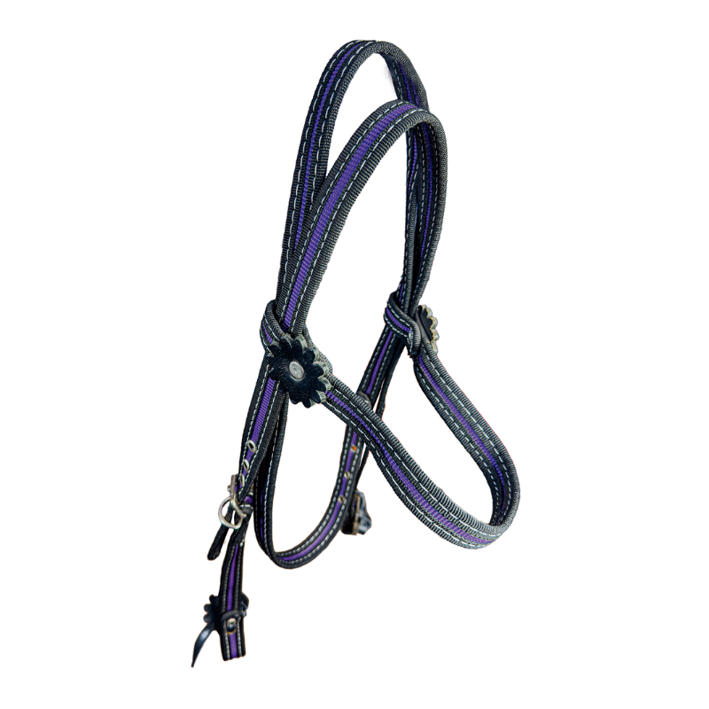 Cabezada de carreras ribete para caballo
