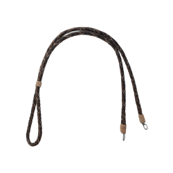 Rienda de cuero tejida para caballo