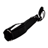 Pecho petral nylon negro con neopreno para caballo