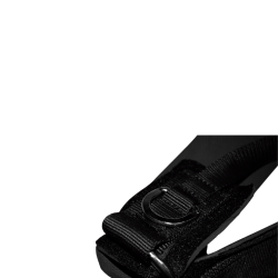 Pecho petral nylon negro con neopreno para caballo