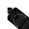 Pecho petral nylon negro con neopreno para caballo
