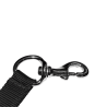 Pecho petral nylon negro con neopreno para caballo