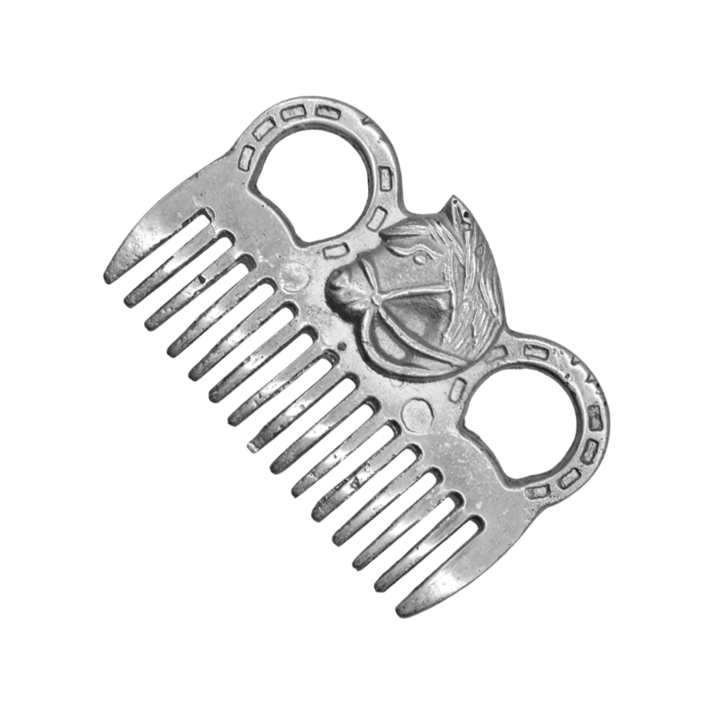Peine de Aluminio para Caballo - Ideal para Crin y Cola