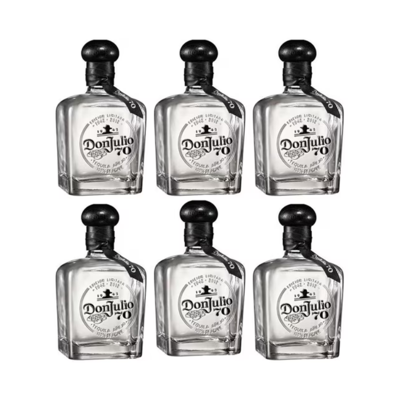 Caja de 6 Tequilas Don Julio 70 Añejo 700 ml