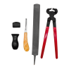Kit para herrar 4 piezas
