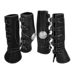 Protector 4 piezas piel con hebilla para caballo - Calidad y ajuste