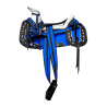 Montura para Caballo Redonda de Lona Infantil