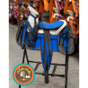 Montura para Caballo Redonda de Lona Infantil