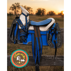 Montura para Caballo Redonda de Lona Infantil