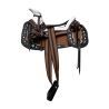 Montura para Caballo Redonda de Lona Infantil