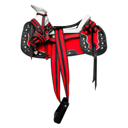 Montura para Caballo Redonda de Lona Infantil