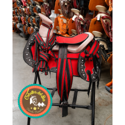 Montura para Caballo Redonda de Lona Infantil