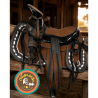 Montura para Caballo Redonda de Lona Infantil