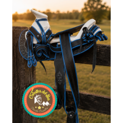 Montura para Caballo de Cuero Recuperado Cola de Pato
